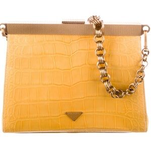 Prada cocco catena frame bag